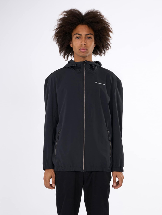 Mäntel & Jacken Zip Jacke Stretch Trail Knowledge Cotton Apparel Black Jet 1