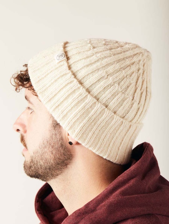 Muetze Beanie Wooly Zrcl Natural 2