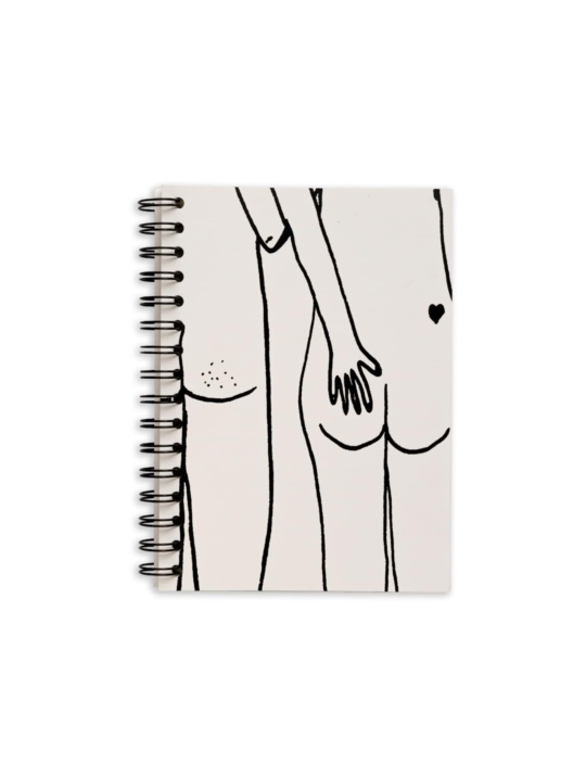 Notizbücher Notizbuch Naked Couple Back Helen B 1