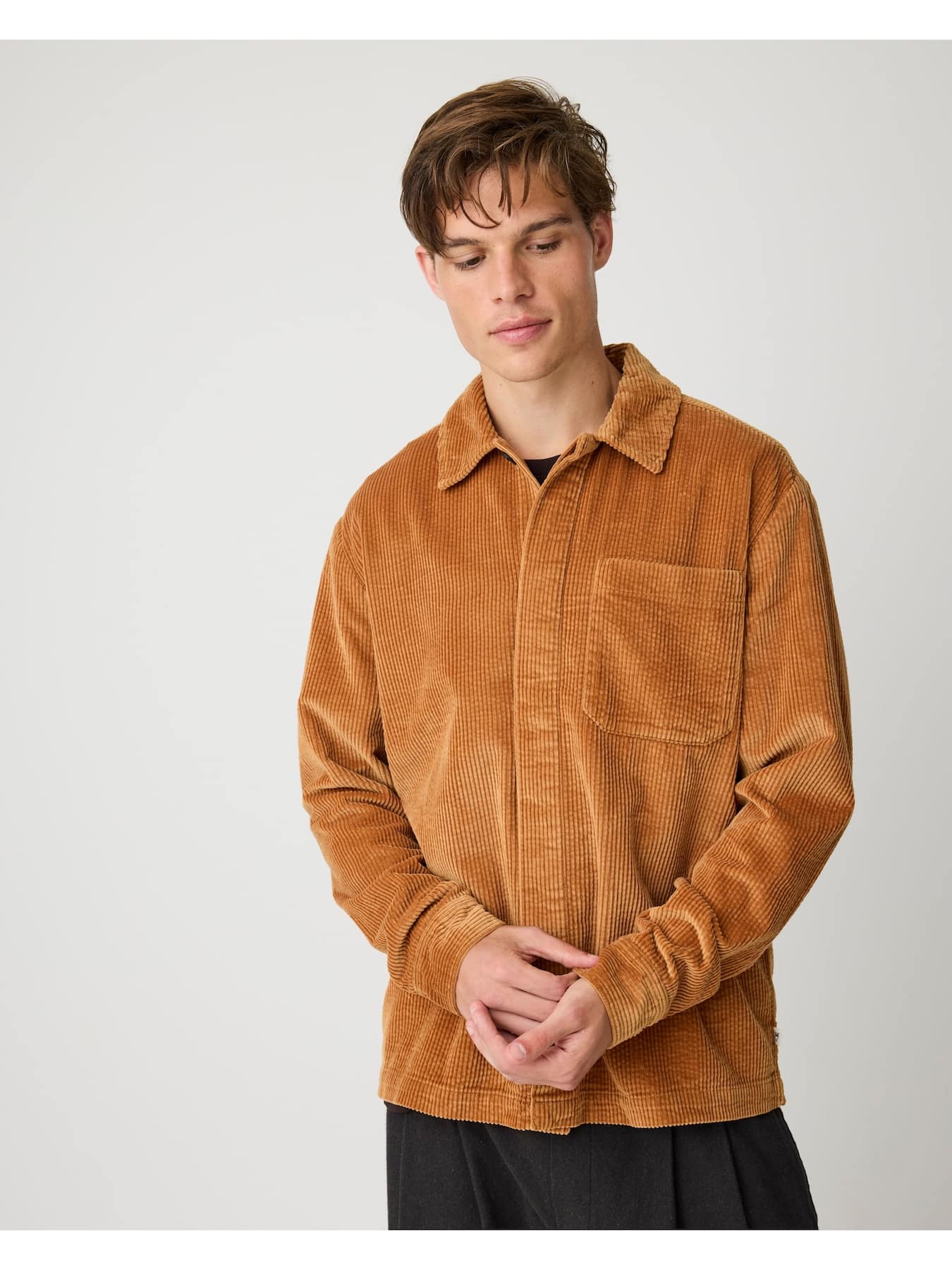 Overshirt Corduroy Knowledge Cotton Apparel Lion 01