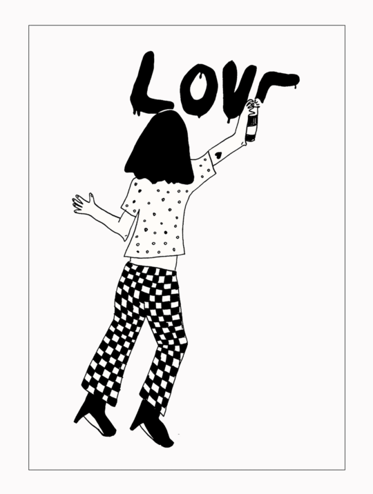 Postkarte Love Helenb 1