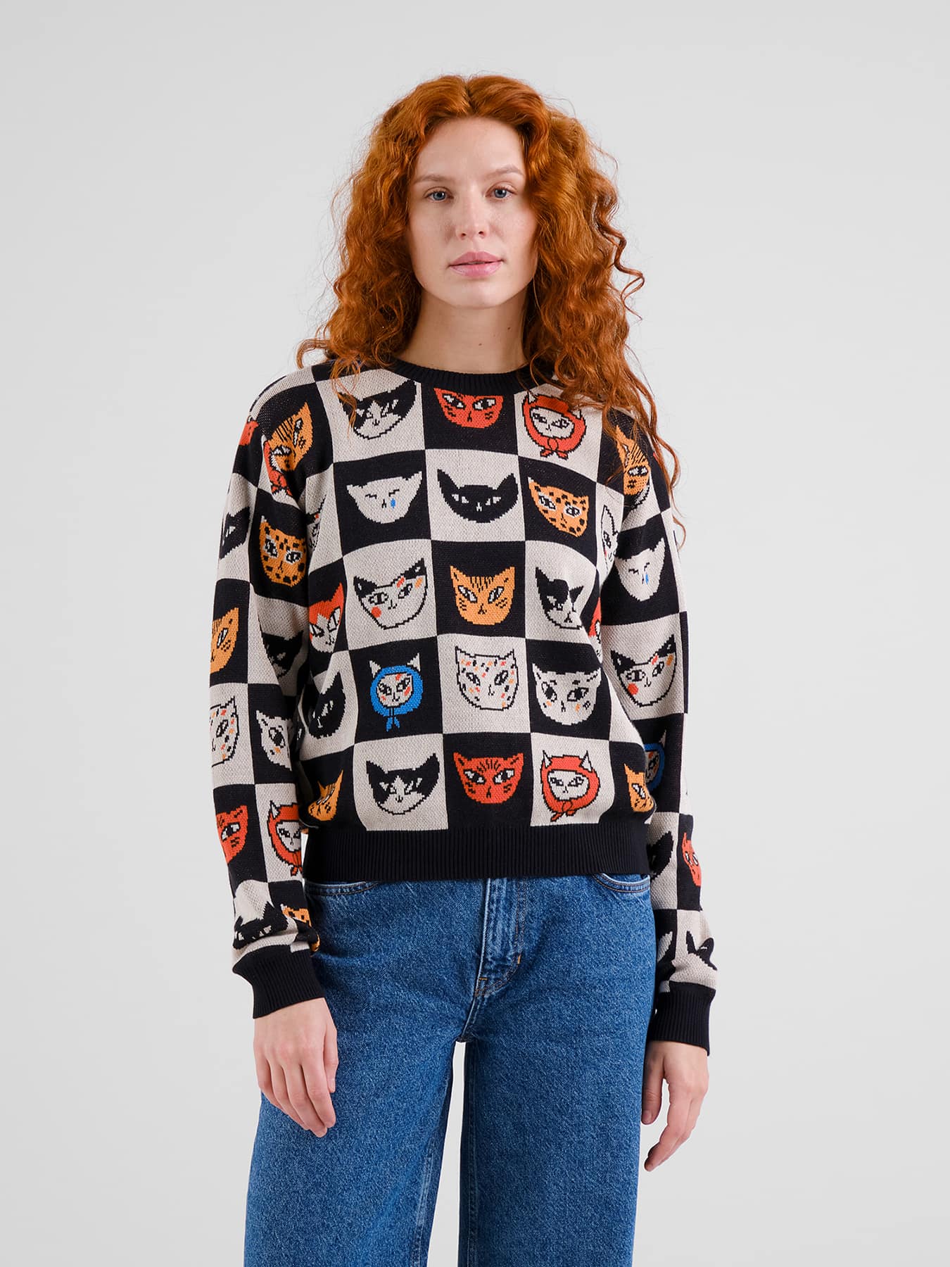 Pullover Arendal Cat Bingo Dedicated Black 1