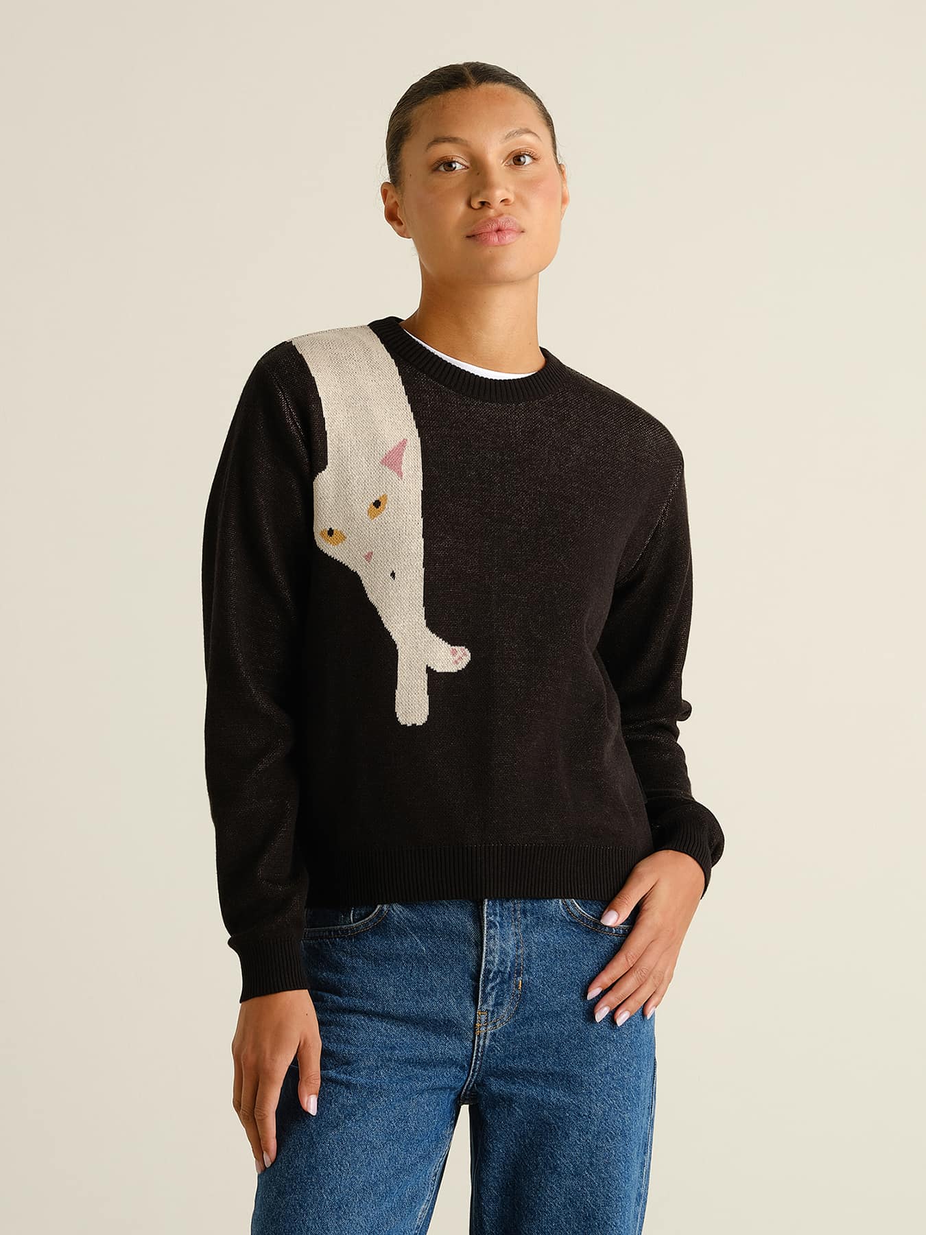 Pullover Arendal Long Cat Dedicated Black 1