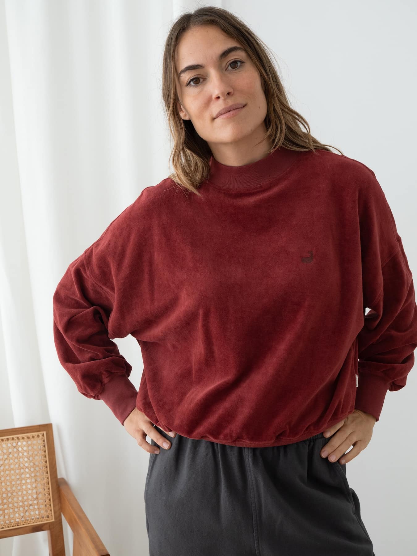 Pullover Binz Twothirds Wine 1