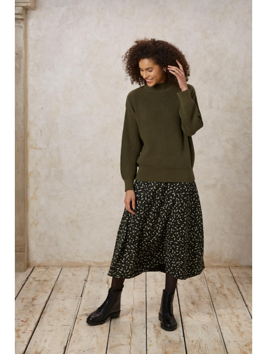 Pullover & Cardigans Cody Jumper People Tree Khaki 2