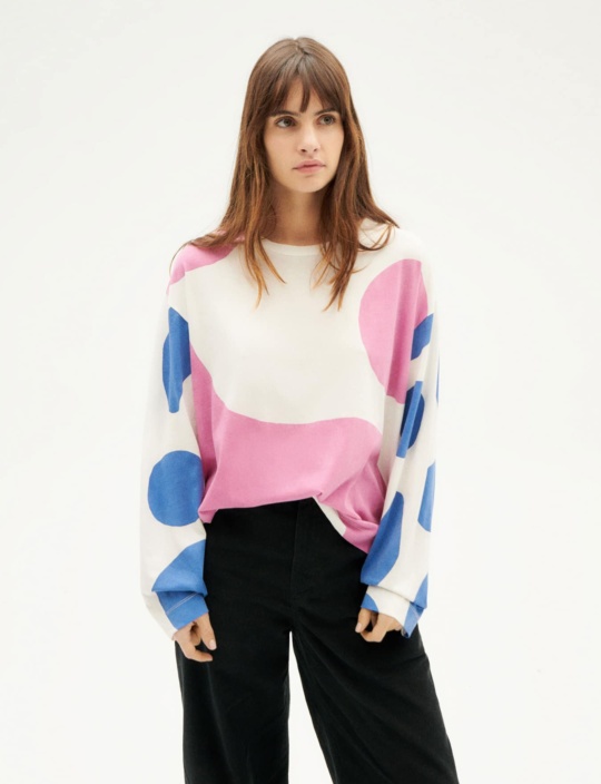 Pullover & Cardigans Pullover Emily Thinking Mu Contrast 1