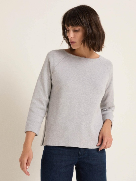 Pullover & Cardigans Pullover In Punto Milano Lanius Grey Melange 1