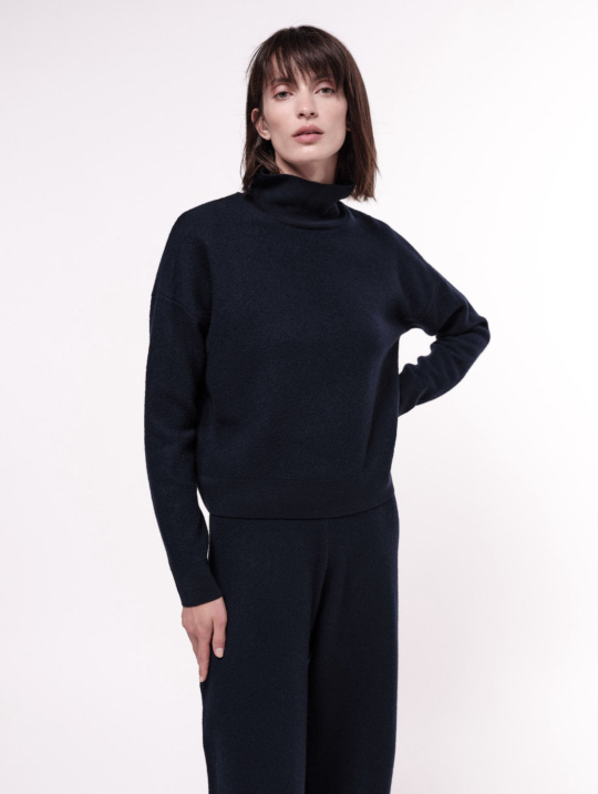 Pullover Cropped Lanius Midnight 1