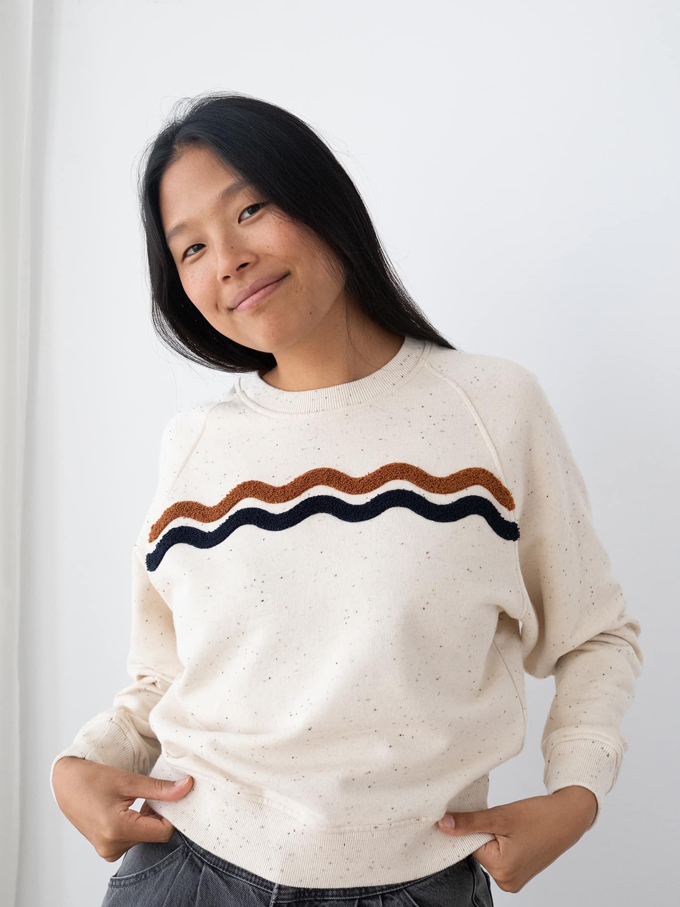 Pullover Fassol Twothirds Ecru Neps 1