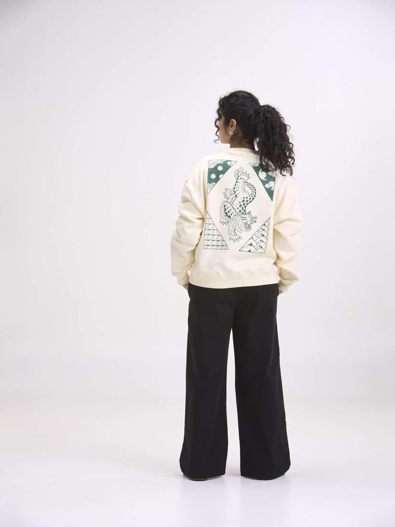 Pullover Mustang Sweater Cropped Arniko Off White 02
