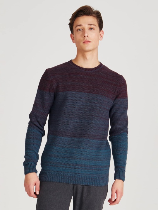 Pullover Stefan Givn Teal Blue 1