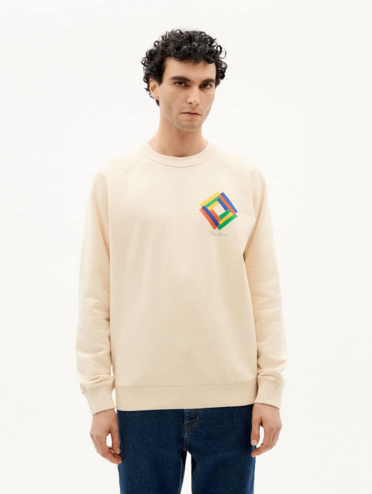 Pullover Sweatshirt Chromatic Thinking Mu Undyed 1
