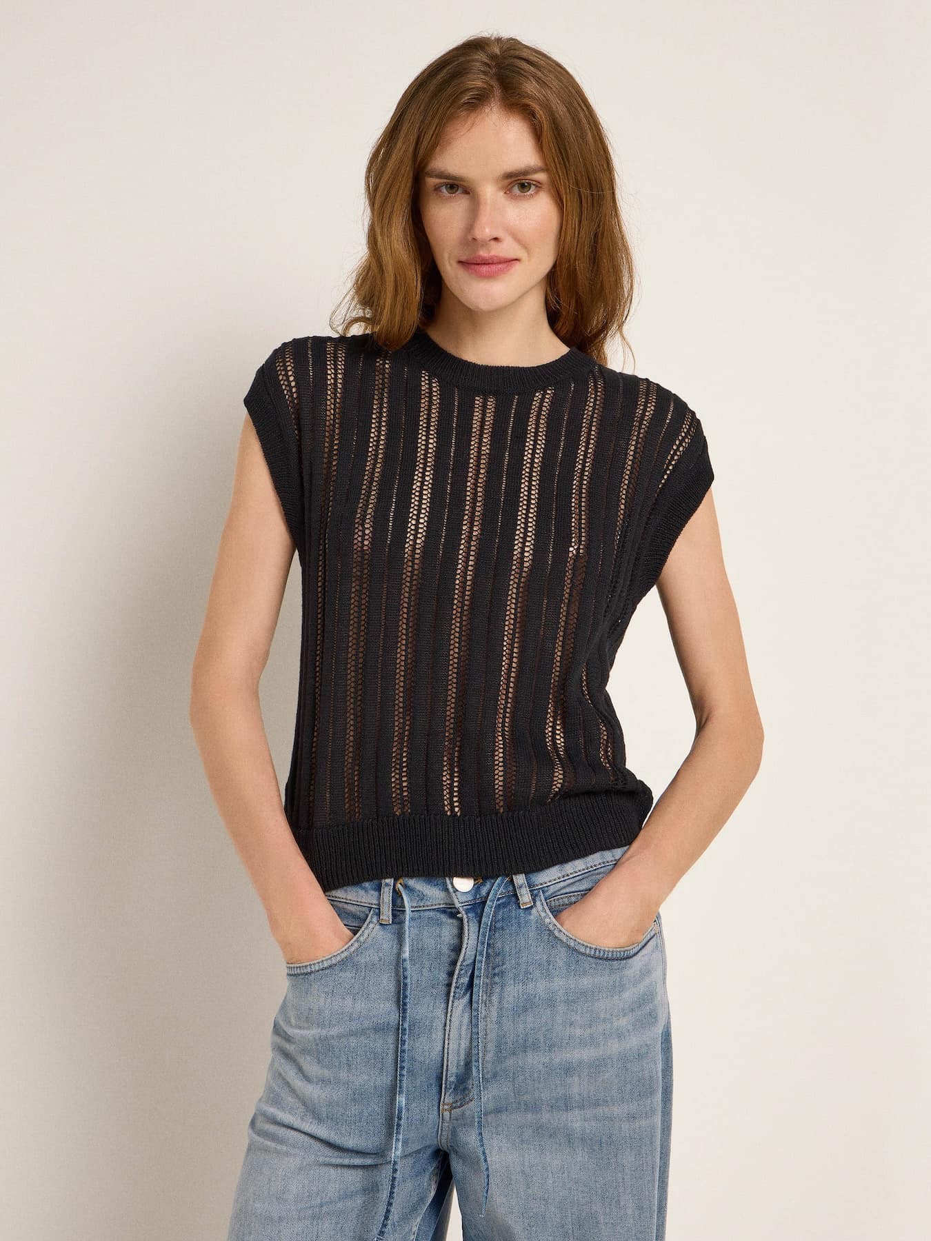 Pullunder Mit Ajour Lanius Black 01
