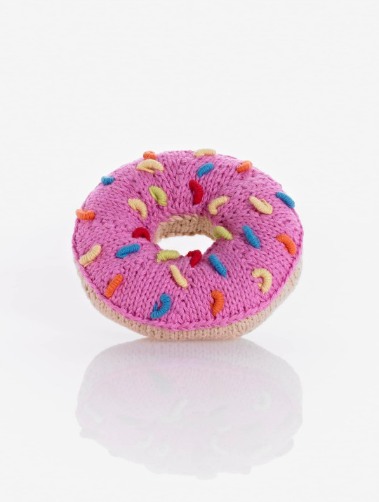 Rasseln Kinderrassel Doughnut Pink Pebble 1