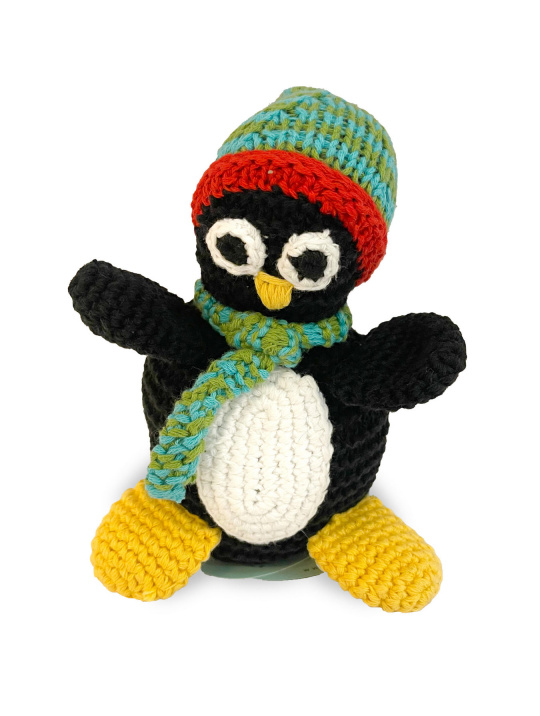 Rasseln Kinderrassel Pinguin Pebble 1