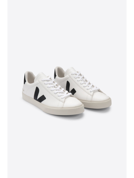 Schuh Campo Chromefree Veja Extra White Black 1