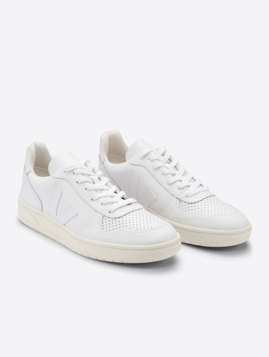 Schuhe Schuh V 10 Leather Veja Extra White 1