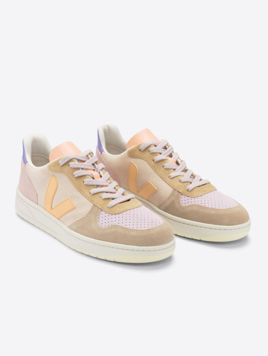 Schuhe Schuh V 10 Suede Veja Multico Peach 1