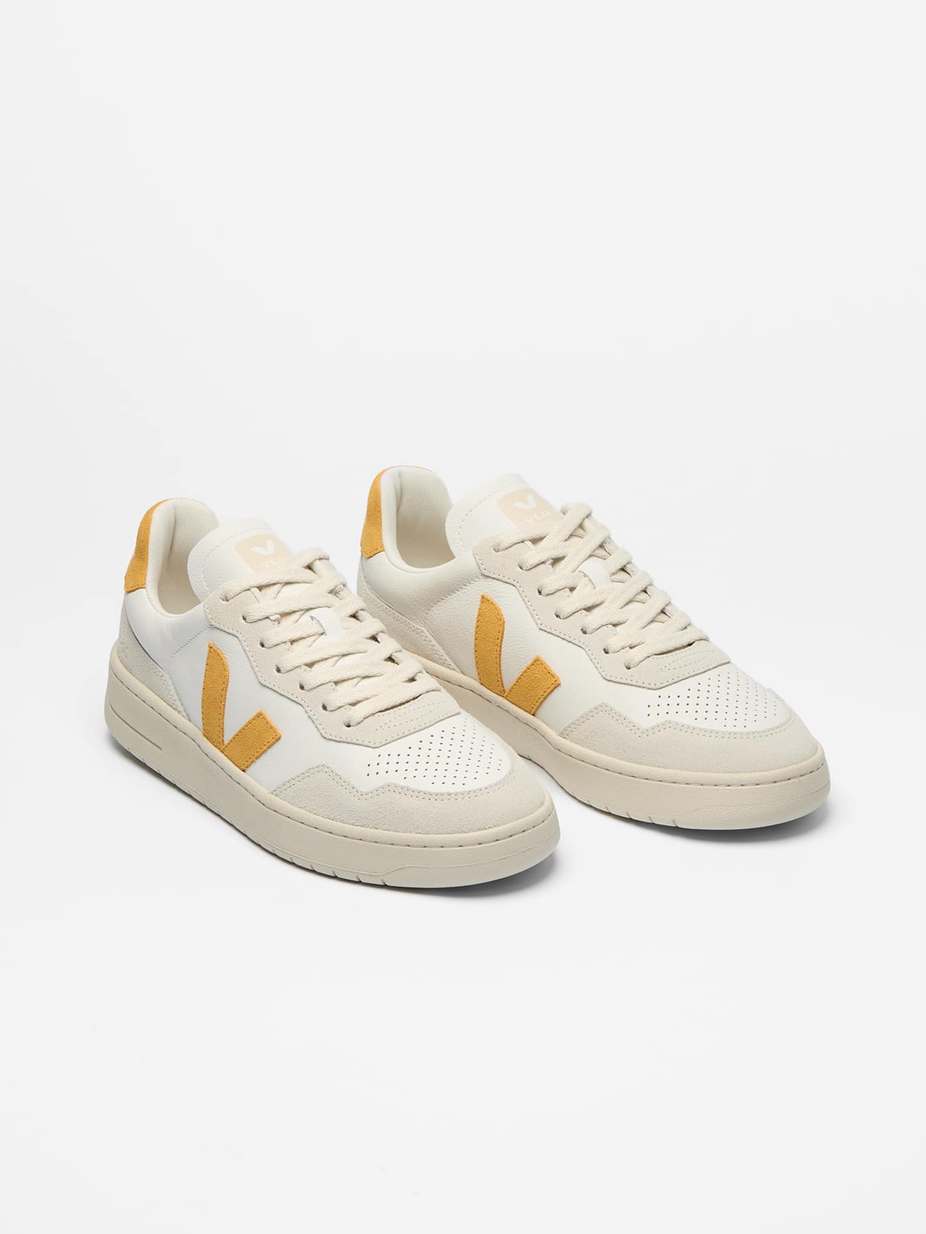 Schuhe V 90 O.t. Leather Veja Safran 01