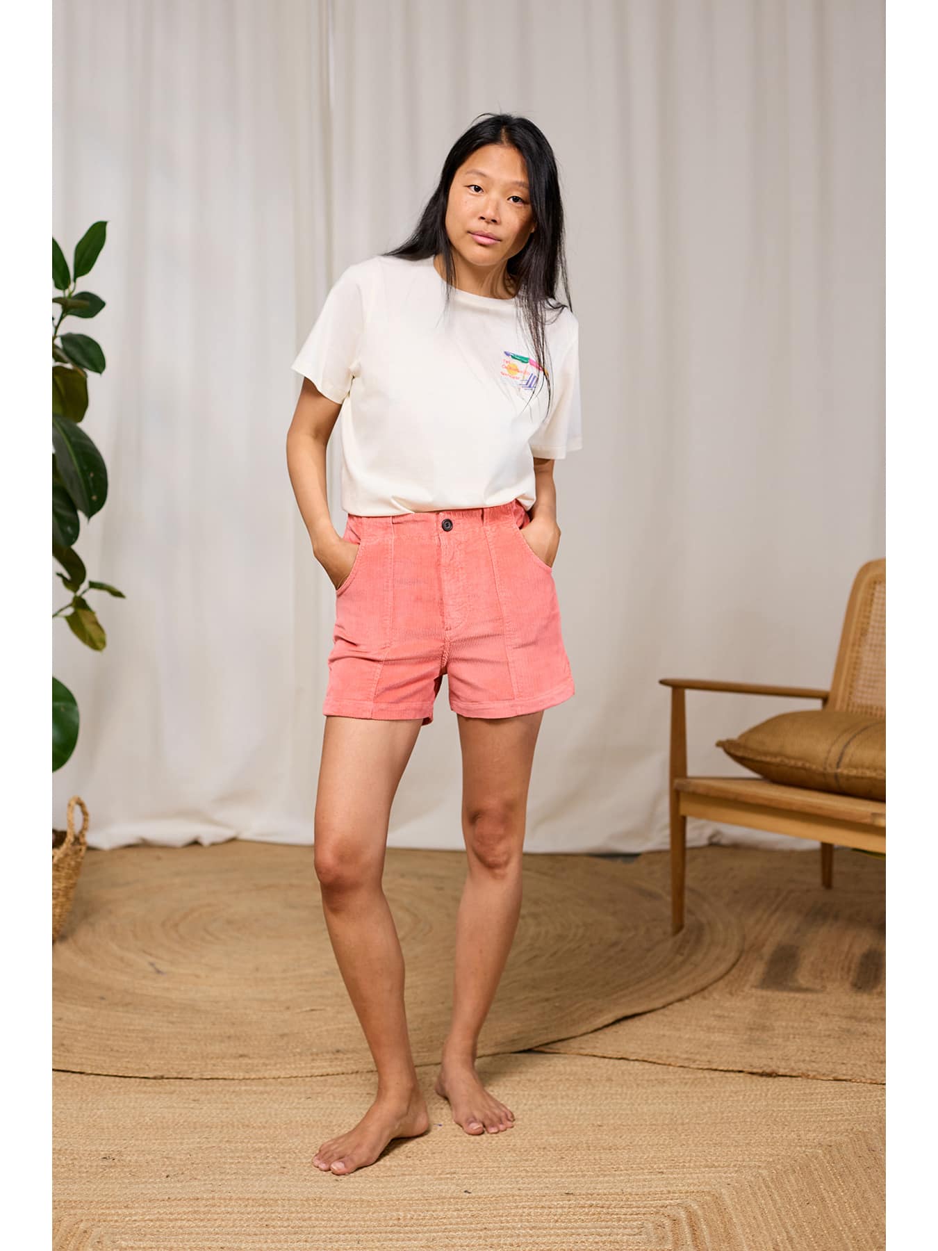 Shorts Cockatoo Twothirds Pink 01