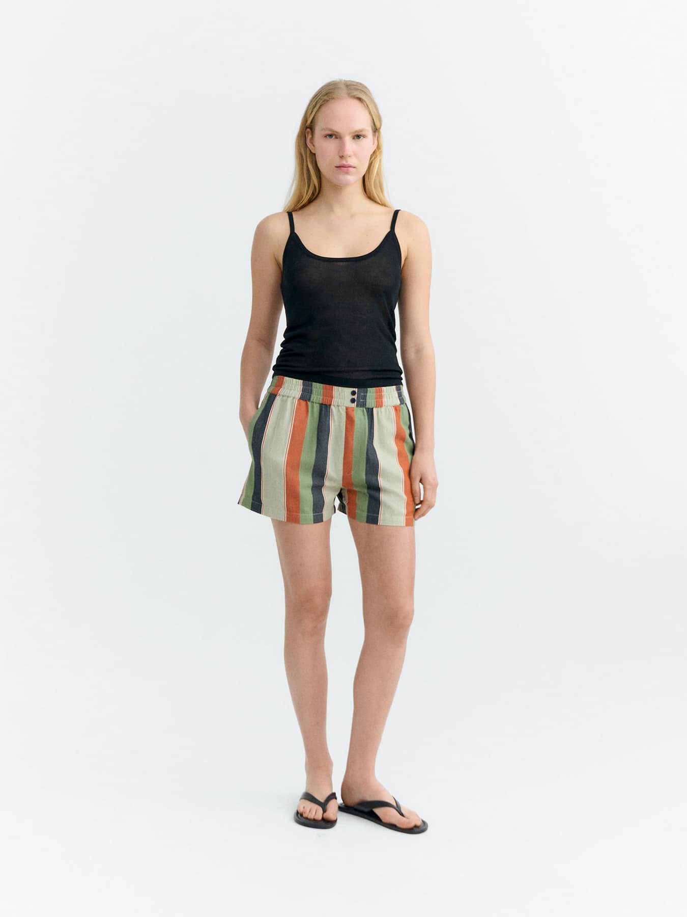 Shorts Quick Geraldine Thinking Mu Stripes 01