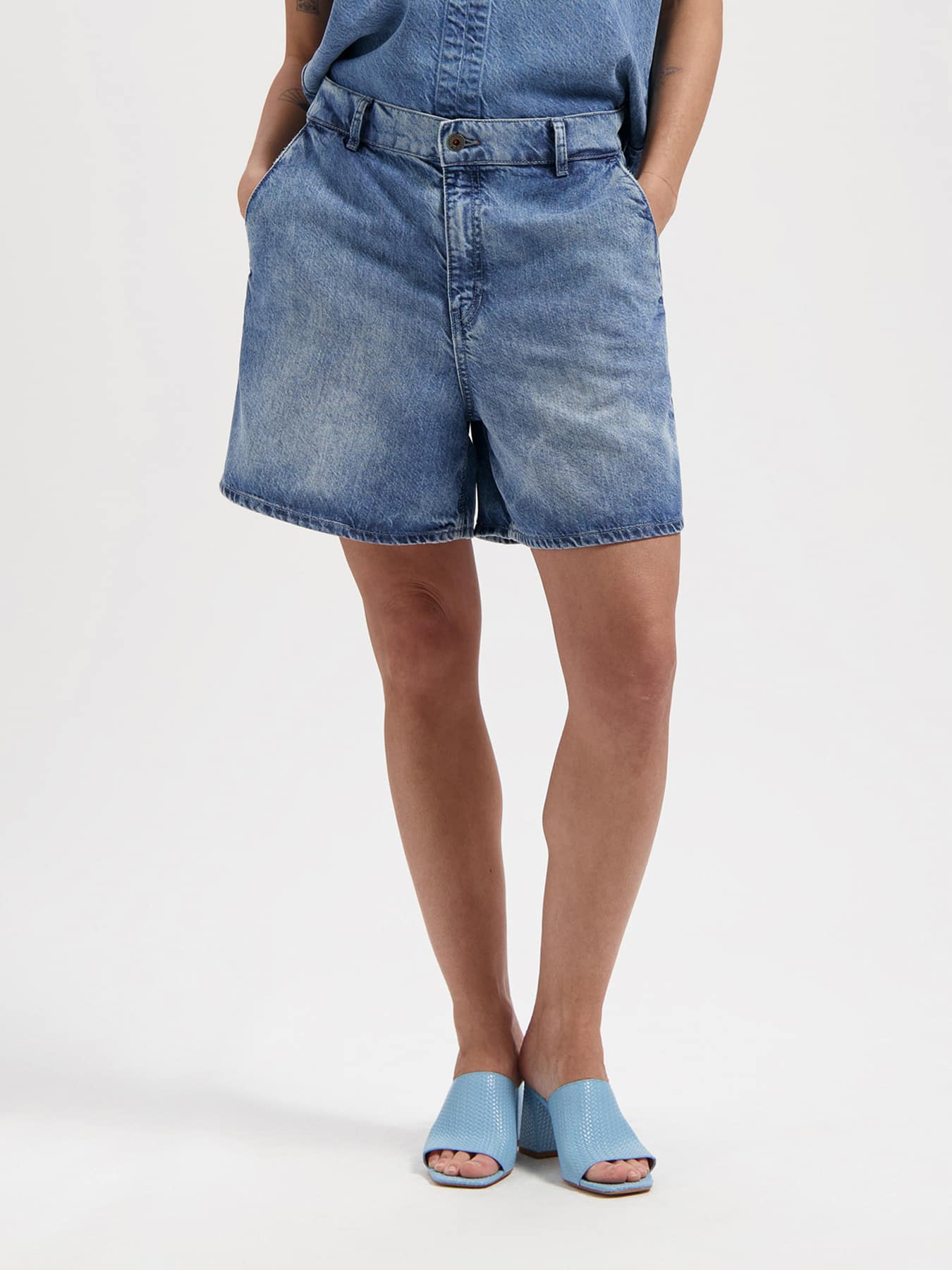 Shorts Teigan Kuyichi Beaumont Blue 1