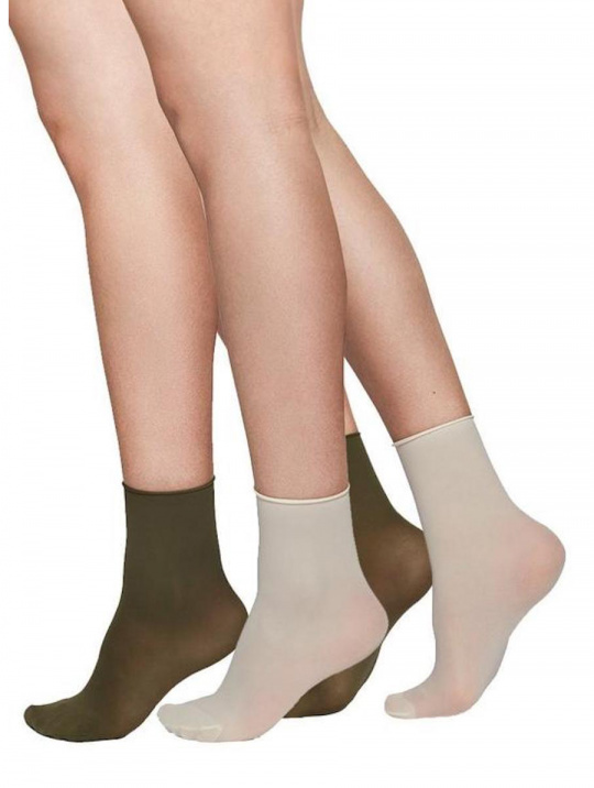 Socken Judith 2 Er Swedish Stockings Cream Khaki 1