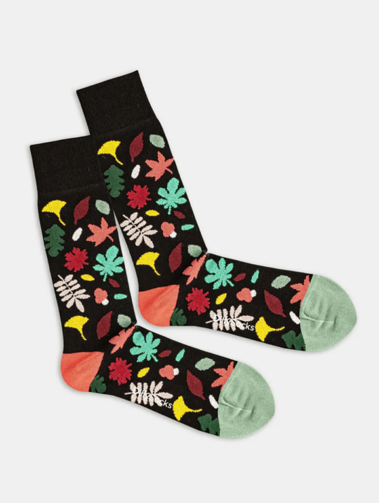 Socken Socken Autumn Leaves Dilly Socks 1