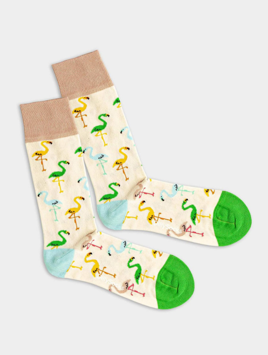 Socken Socken Flamingo Cream Dilly Socks 1