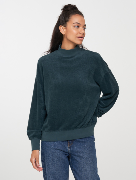 Sweatshirt Dichondra Recolution Deep Green 01