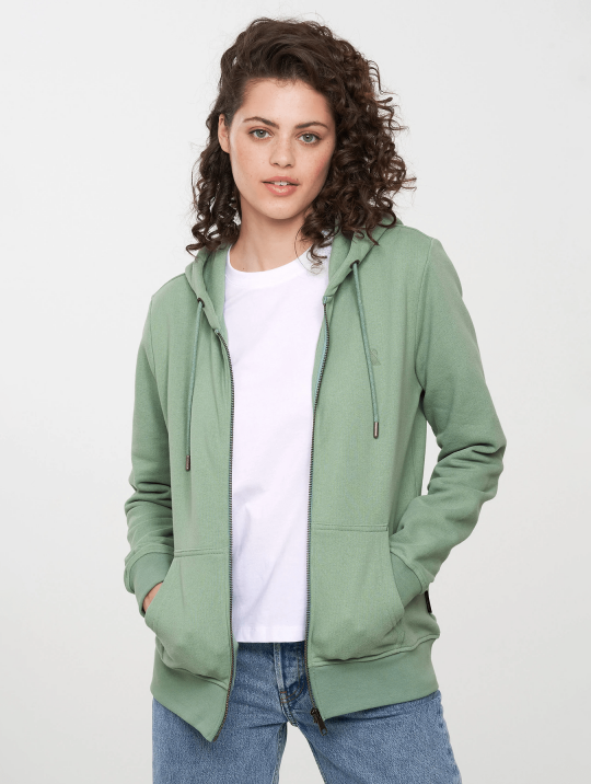 Sweatshirts & Hoodies Sweatjacke Dahlia Recolution Leaf Green 1