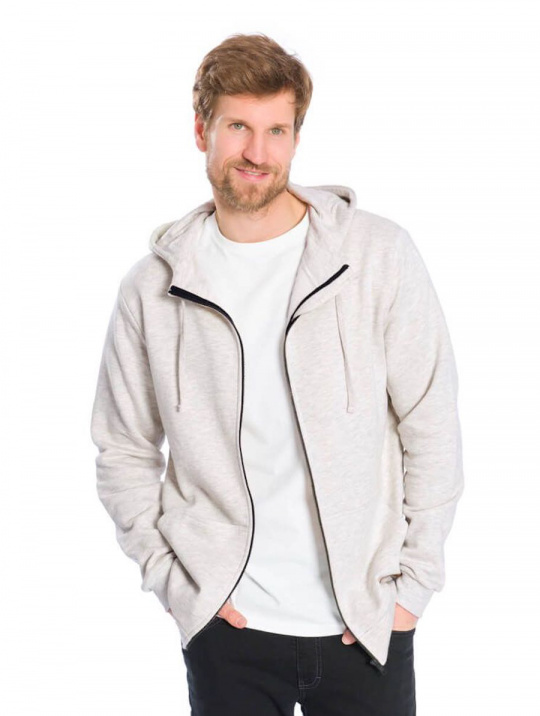 Sweatshirts & Hoodies Zip Hoodie 365 Forestfibre Bleed Grey 1