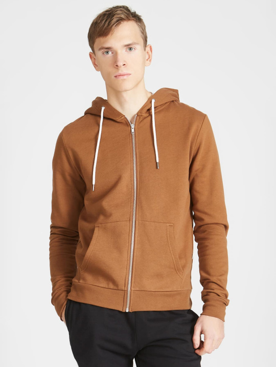 Sweatshirts & Hoodies Zip Hoodie Winston Givn Caramel Brown 5