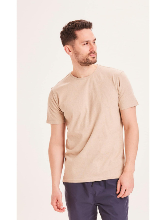 T Shirt Basic Tee Knowledge Cotton Apparel Safari Melange 1