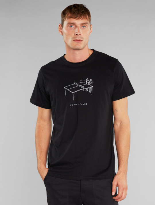 T Shirt Dedicated Stockholm Pong Pong Black 1