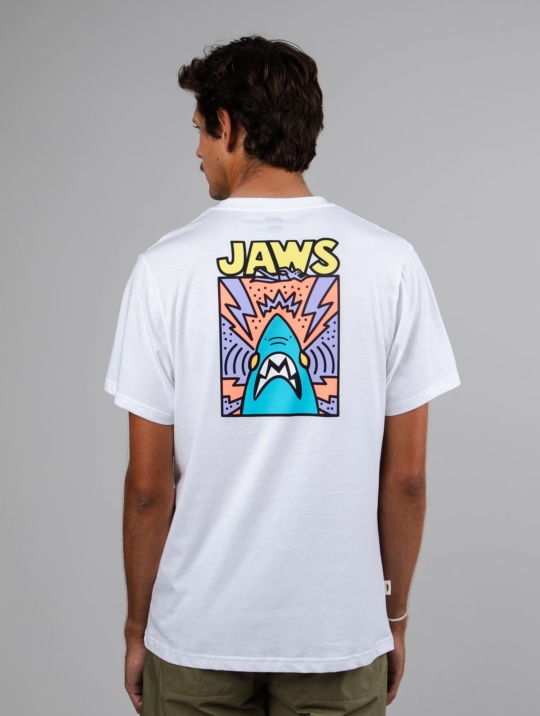 T Shirt Jaws Brava White 1