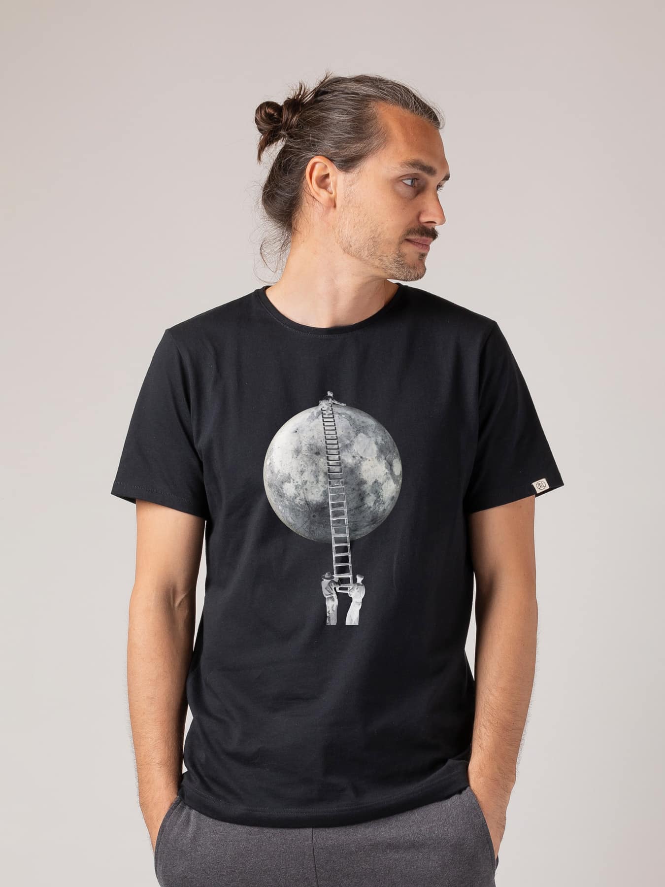 T Shirt Moonclimb Men Zrcl Black 01