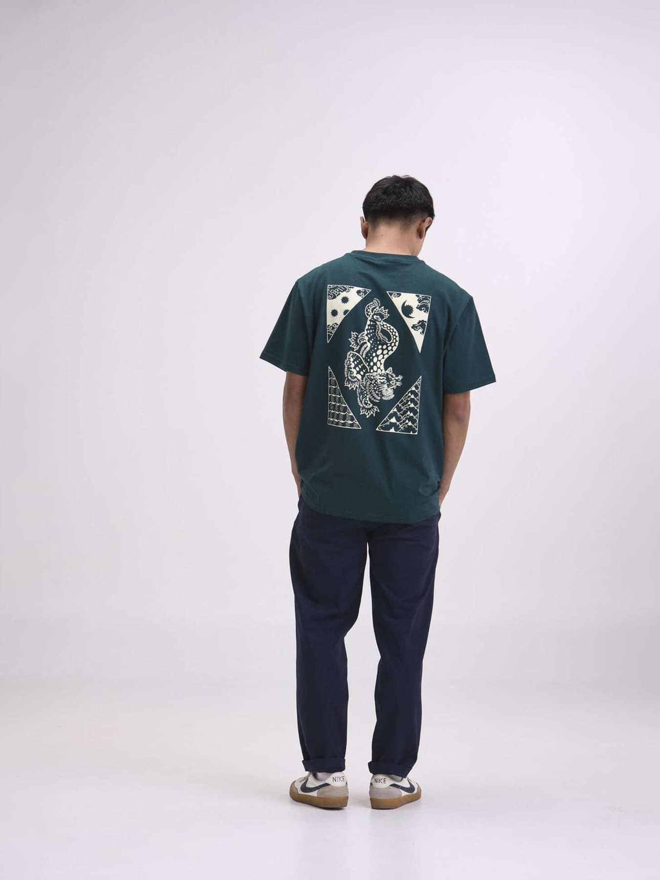 T Shirt Mustang Arniko Bottle Green 02