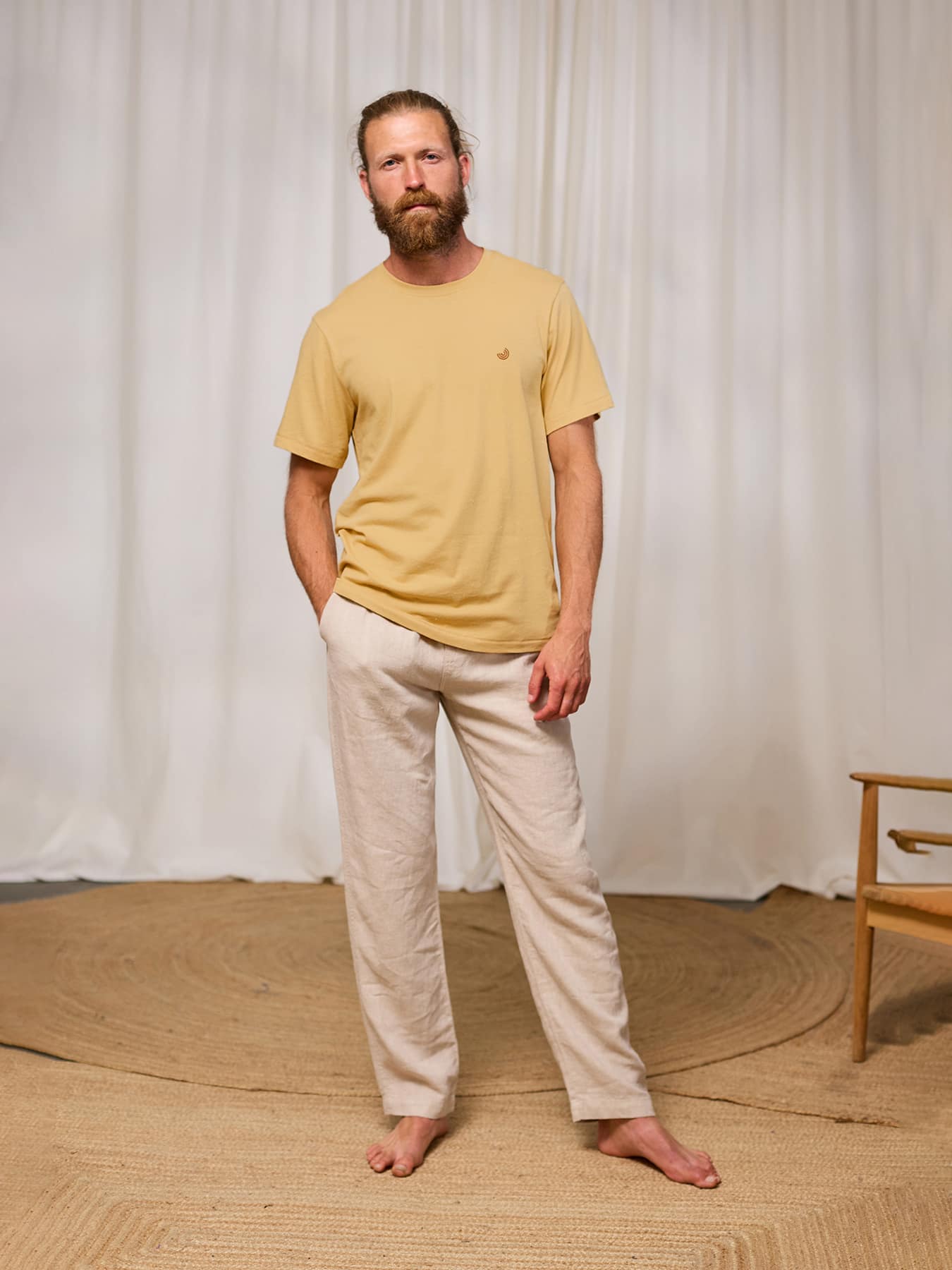 T Shirt Qalito Twothirds Curry 01