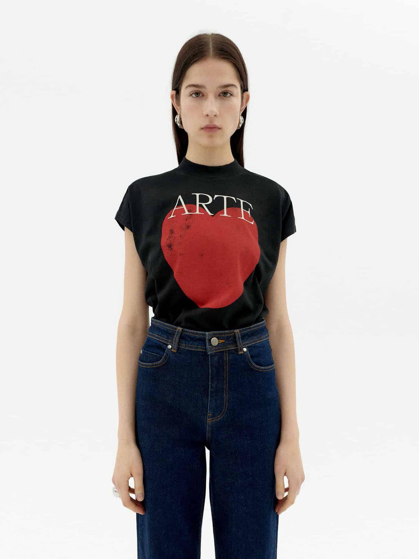 T Shirt Volte Art Love Thinking Mu Black 1