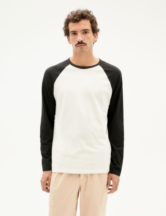 T Shirts T Shirt Baseball Thinking Mu Black 1