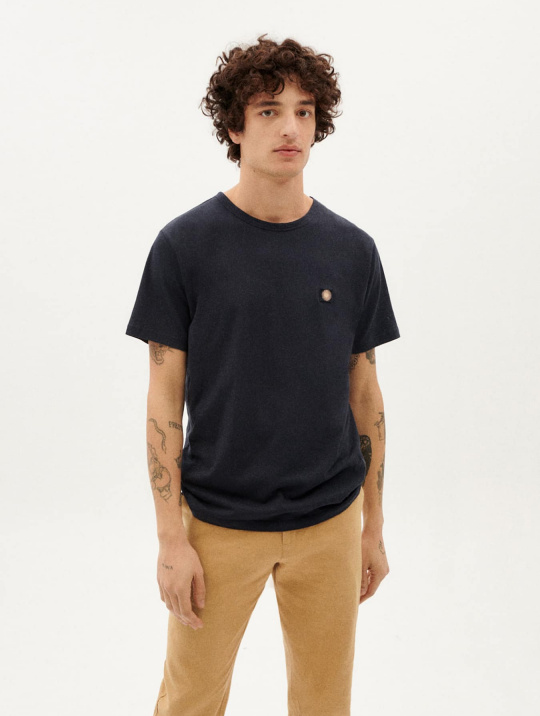 T Shirts T Shirt Curry Sol Thinking Mu Navy 1