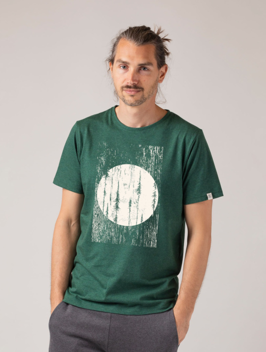 T Shirts T Shirt Forest Zrcl Green Stone 2