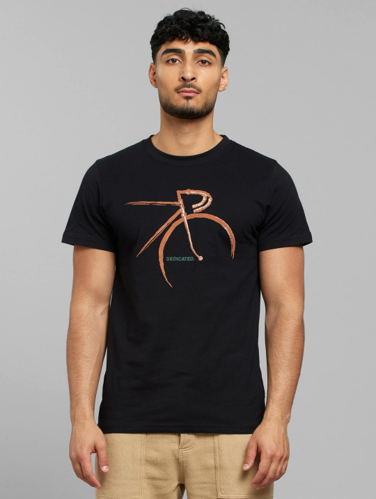 T Shirts T Shirt Side Bike Dedicated Black 1