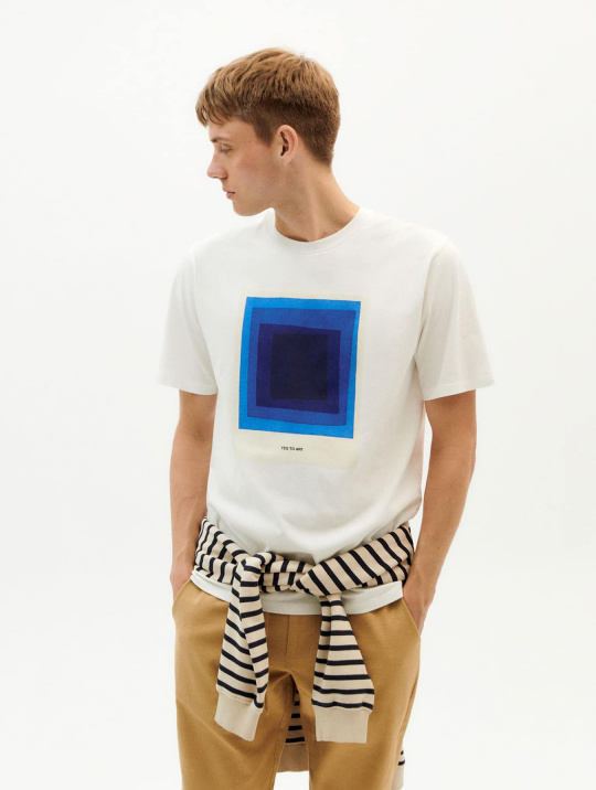 T Shirts T Shirt Yes To Art Thinking Mu White 1