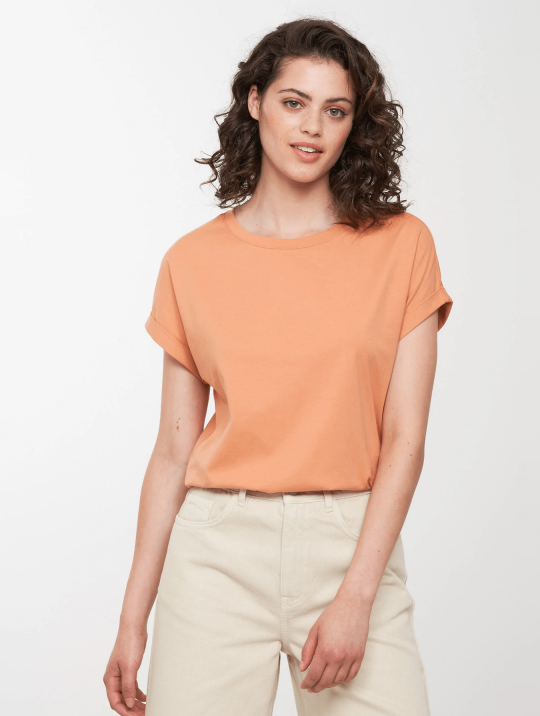 T Shirts & Tops T Shirt Cayenne Stripes Recolution Capri Orange 1