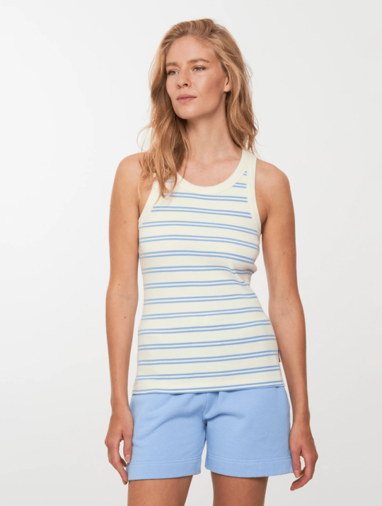 T Shirts & Tops Top Anise Stripes Recolution Fjord Blue 1