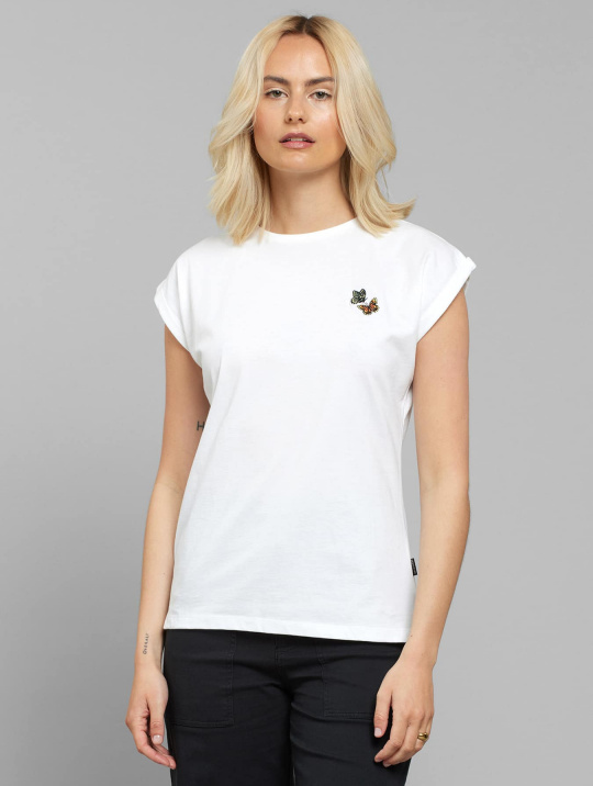 T Shirts & Topt Shirt Flying Butterflies Dedicated White 1