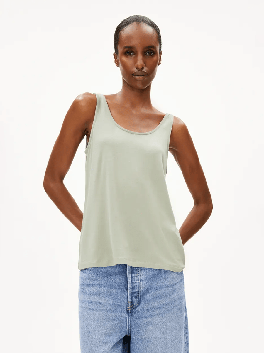 Top Ashraani Solid Armedangels Seagreen 01
