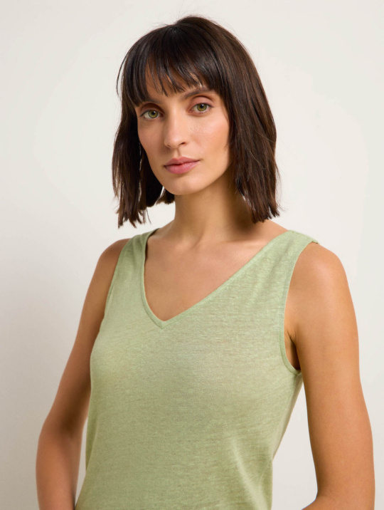 Top V Ausschnitt Lanius Wasabi 2